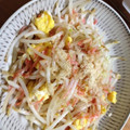 kinacoaji's cooksnap of when they made 簡単に☆もやしと桜海老の韓国風和え物.