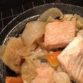 satokohime's cooksnap of when they made 鮭のチャンチャン焼き.
