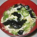 おばけのコックさん's cooksnap of when they made オクラと海苔のスープ.