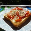 クレイプメートル's cooksnap of when they made 野菜だけ＊ピザ風トースト.