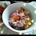 marico☆｡'s cooksnap of when they made さつまいもと小豆入り炊き込みごはん.