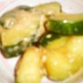 toshiebaba's cooksnap of when they made なんちゃって♡即席かす漬け～奈良漬け風？.