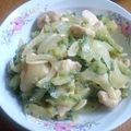 きよやよ's cooksnap of when they made ゴーヤと鶏の味噌＆にんにく炒め.
