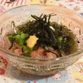 rie-tin's cooksnap of when they made 納豆めかぶ和え.