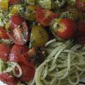 あけぐり's cooksnap of when they made 超簡単で夏にピッタリ！トマトの冷静パスタ.