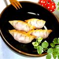 ♡みきママ♡'s cooksnap of when they made 餃子の包み方＊自己流（チェシャ猫型）.