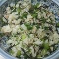 サーフブレイド's cooksnap of when they made ✿小松菜とひじきのチャーハン✿.