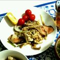 ミー☆コー's cooksnap of when they made ★ホイル焼き風〜鮭のバターポン酢蒸し.