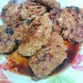 ままみん14's cooksnap of when they made 混ぜて焼くだけ♪簡単つくねハンバーグ☆.