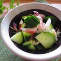 まろんかふぇ's cooksnap of when they made 茗荷と生姜で☆きゅうりの簡単浅漬け☆.
