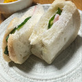 QPはにー's cooksnap of when they made 朝のお目覚め＊ハムと胡瓜のサンドイッチ。.