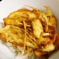 hana_4's cooksnap of when they made ごま香る☆魚河岸あげとごぼうのかき揚げ丼.