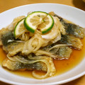superkitty's cooksnap of when they made かぼすの香り☆秋刀魚の南蛮漬け.