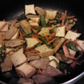 ミユ３１１'s cooksnap of when they made ★厚揚げと豚肉DE甘辛みそ炒め.