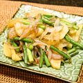 ちべターリー's cooksnap of when they made ニンニクの芽とポテトのバター醤油炒め♪.