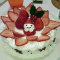 natycocoo's cooksnap of when they made 2007★苺サンタのクリスマスケーキ.