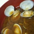 abdeghjkmn's cooksnap of when they made あさりのおみそしる.