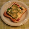 オレンジリング's cooksnap of when they made 簡単 ピザ風食パン.