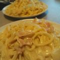 whalesway's cooksnap of when they made ＊＊簡単カルボナーラ＊＊.
