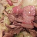 ぶんためい's cooksnap of when they made 舞茸ベーコン炒めでキャベツいっぱい.