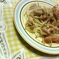 キョク's cooksnap of when they made 鶏もやし中華風.