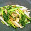 じぇしか・しゃな's cooksnap of when they made 長芋♡小松菜のバタポン炒め.