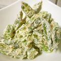 あひるの娘's cooksnap of when they made オクラだけのゴママヨ混ぜ混ぜ.