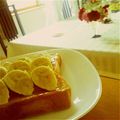 hatinii's cooksnap of when they made バナナ☆トースト.