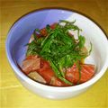 みくまりん's cooksnap of when they made ■マグロとサーモンの前菜■.