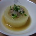nana3104☆'s cooksnap of when they made 大根の肉詰めコンソメ煮あんかけ.