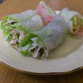 あゆこ♪'s cooksnap of when they made 新たまねぎと豚バラ肉の冷しゃぶ生春巻き.