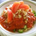 プロバ's cooksnap of when they made トマトとキムチの冷やし酸辣湯麺.