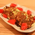 Oishiキッチン♡'s cooksnap of when they made 洋風～ズッキーニのチーズお好み焼き？.