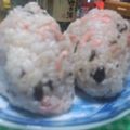 ゆやこ☆'s cooksnap of when they made ♡鮭とチーズと塩昆布のおにぎり♡.