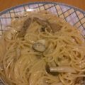 あさみ55's cooksnap of when they made 簡単♪きのこのクリームスパゲッティ.