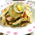 レモンジャ's cooksnap of when they made ベーコンとズッキーニのたまご炒め.