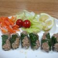 はらだんご's cooksnap of when they made しそで巻いてアジアン風一口ハンバーグ.