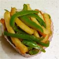 せきみぃ's cooksnap of when they made お弁当に♪簡単ピーマンと竹輪の青椒肉絲風.