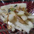 ひろみつばち's cooksnap of when they made 大根のおかかゴマサラダ☆.