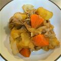 tomomani's cooksnap of when they made ル・クルーゼで作る水なし肉じゃが.