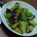 まゆむらさき's cooksnap of when they made 爽やか～茄子とジャガイモのジェノベーゼ★.