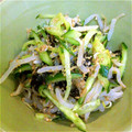 tomomani's cooksnap of when they made 簡単☆胡瓜ともやしのめんつゆ胡麻和え.