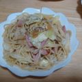 ゆってぃーー's cooksnap of when they made *春キャベツとベーコンのペペロンチーノ*.