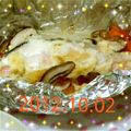 インド大使's cooksnap of when they made 鮭のホイル焼き☆バター・マヨにんにくで♪.