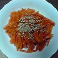 midorun's cooksnap of when they made 手軽にもう一品♪ニンジンだけ〜の炒め物。.