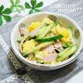komomoもも's cooksnap of when they made ◆ハムたまきゅ～の中華風サラダ◆.