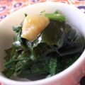 tomokoshiawase's cooksnap of when they made ニラとワカメの辛し酢味噌和え.