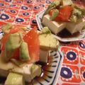 tomokoshiawase's cooksnap of when they made トマトとアボカドのあっさり冷奴.
