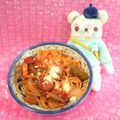 みなみんくっきんぐ's cooksnap of when they made 簡単☆懐かしの喫茶店ナポリタン・お弁当も.