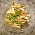 ぴおぴあ's cooksnap of when they made 和えるだけ簡単！水菜と長芋サラダ.